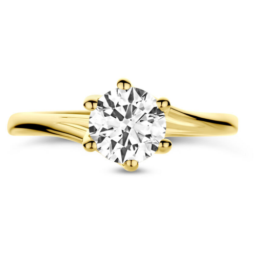 diamant lab grown gouden ring met 1 karaat g vs - 601177 diamant lab grown gouden ring met 1 karaat g vs - 601177
