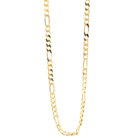 ketting figaro 1.8mm 50cm geel goud massief - 601182 ketting figaro 1.8mm 50cm geel goud massief - 601182