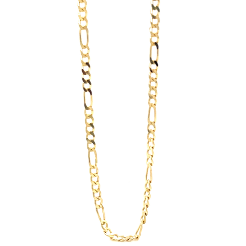 ketting figaro 1.8mm 50cm geel goud massief - 601182