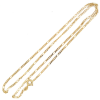 ketting figaro 1.8mm 50cm geel goud massief - 601182