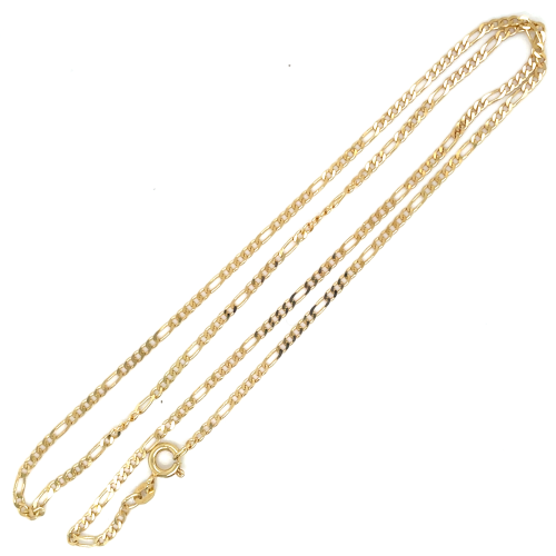 ketting figaro 1.8mm 50cm geel goud massief - 601182
