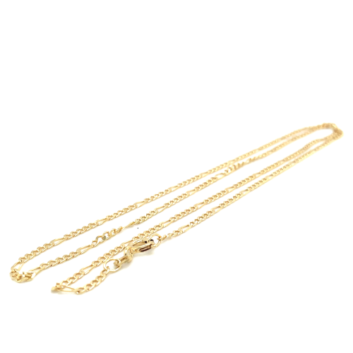 ketting figaro 1.8mm 50cm geel goud massief - 601182