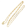 ketting figaro 1.5mm en 60cm massief gouf - 601183