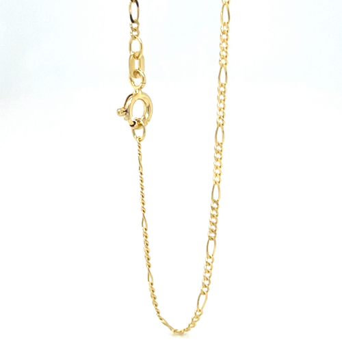 ketting figaro 1.5mm en 60cm massief gouf - 601183