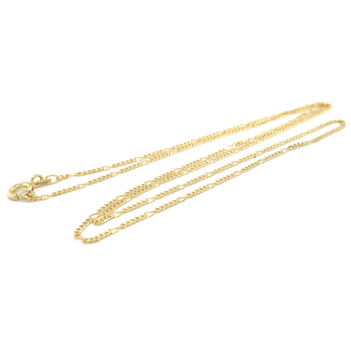 ketting figaro 1.5mm en 60cm massief gouf - 601183