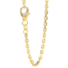ketting anker geslepen geel goud 45cm 1.8mm - 601184