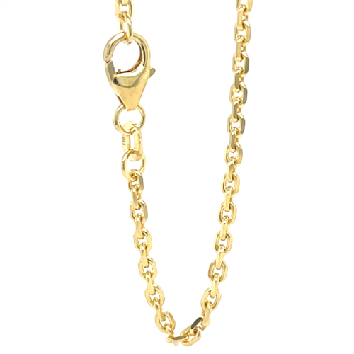 ketting anker geslepen geel goud 45cm 1.8mm - 601184