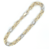 Fjory 18cm bicolor gouden Fantasie Anker schakel 6mm - 601192