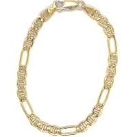 Herenarmband Fjory VH Figaro schakel 5,0mm breed 19cm - 601194