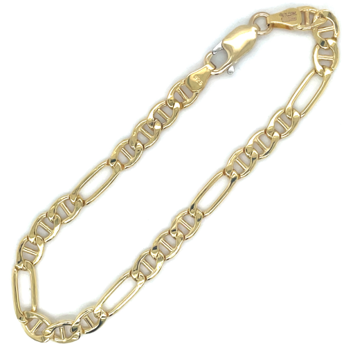 Herenarmband Fjory VH Figaro schakel 5,0mm breed 19cm - 601194 Herenarmband Fjory VH Figaro schakel 5,0mm breed 19cm - 601194