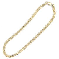 gouden armband Fjory 3mm geel Valkenoog 18cm - 601195 gouden armband Fjory 3mm geel Valkenoog 18cm - 601195