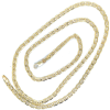 gouden ketting valkenoog 50cm Fjory 3mm met zilveren kern - 601196 gouden ketting valkenoog 50cm Fjory 3mm met zilveren kern - 601196