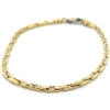 gouden armband met zilveren kern Fjory Palmier 2mm 18cm - 601199