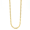 gouden schakelketting Fjory Palmier 2mm geel 45cm met zilveren kern - 601200 gouden schakelketting Fjory Palmier 2mm geel 45cm met zilveren kern - 601200
