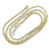 gouden schakelketting Fjory Palmier 2mm geel 45cm met zilveren kern - 601200 gouden schakelketting Fjory Palmier 2mm geel 45cm met zilveren kern - 601200