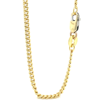 gouden gourmet ketting massief 50cm Fjory met zilveren kern 2,2mm - 601203 gouden gourmet ketting massief 50cm Fjory met zilveren kern 2,2mm - 601203