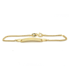 Fjory kinderplaatarmband goud met zilveren kern 11-13cm - 601204