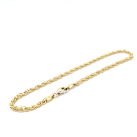 Fjory Singapore koord combischakel 2mm geel - 601207 Fjory Singapore koord combischakel 2mm geel - 601207