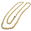 ketting goud Fjory Singapore/koord combischakel 2mm 45cm met zilveren keren - 601208 ketting goud Fjory Singapore/koord combischakel 2mm 45cm met zilveren keren - 601208