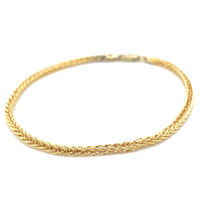 Fjory Spiga vierkante schakel 2,5mm breed 18cm - 601210 Fjory Spiga vierkante schakel 2,5mm breed 18cm - 601210