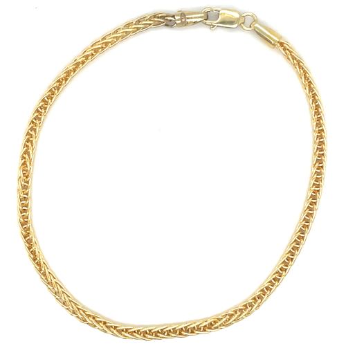 Fjory Spiga vierkante schakel 2,5mm breed 18cm - 601210