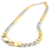 armband goud Fjory 3mm bicolor Gourmet schakel 18cm - 601213