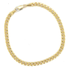 armband Fjory Gourmet Bol 3,5mm 18cm goud met hart van zilver - 601215