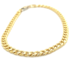armband Fjory Gourmet Bol 3,5mm 18cm goud met hart van zilver - 601215
