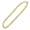 armband Fjory Gourmet Bol 3,5mm 18cm goud met hart van zilver - 601215