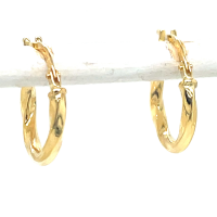 Gedraaid Fjory oorring 10mm - 601221 Gedraaid Fjory oorring 10mm - 601221