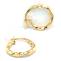 Gedraaid Fjory oorring 10mm - 601221 Gedraaid Fjory oorring 10mm - 601221