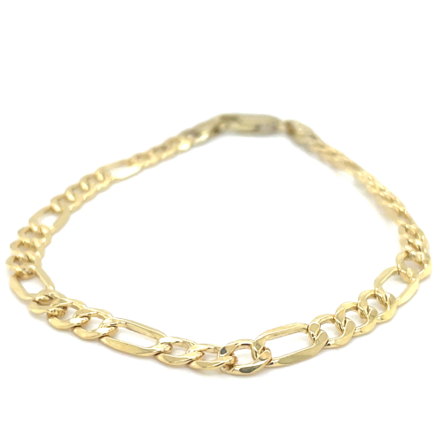 armband goud Fjory 4mm Figaro schakel 18cm - 601223