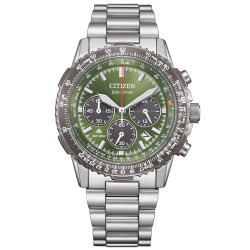 promaster sky citizen heren horloge met groene wijzerplaat CA4664-60W - 601227