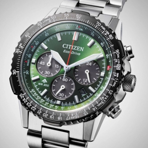 promaster sky citizen heren horloge met groene wijzerplaat CA4664-60W - 601227