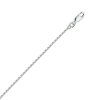 Anker ketting zilver gediamanteerd 45cm lang en 1,6 mm breed - 601229 Anker ketting zilver gediamanteerd 45cm lang en 1,6 mm breed - 601229