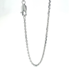 collier anker gediamanteerd 1,7 mm 41 + 4 cm - 601230