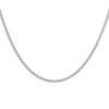Gourmette ketting zilver 45cm 4-zijdes geslepen 1,7 mm - 601231