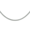 Gourmette ketting zilver 45cm 4-zijdes geslepen 1,7 mm - 601231