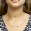Anker ketting 50cm gediamanteerd 1,6 mm zilver - 601232