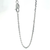 Anker ketting 50cm gediamanteerd 1,6 mm zilver - 601232