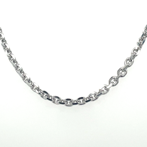 Anker ketting 50cm gediamanteerd 1,6 mm zilver - 601232