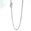 Anker ketting 60cm gediamanteerd zilver 1,6 mm - 601233