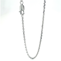 Anker ketting 60cm gediamanteerd zilver 1,6 mm - 601233 Anker ketting 60cm gediamanteerd zilver 1,6 mm - 601233