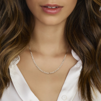 figaro ketting 50cm lang in zilver en 3,3 mm breed - 601234 figaro ketting 50cm lang in zilver en 3,3 mm breed - 601234