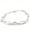 Ankers schakel armband zilver fantasie 19,5cm - 601245 Ankers schakel armband zilver fantasie 19,5cm - 601245