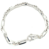 Ankers schakel armband zilver fantasie 19,5cm - 601245 Ankers schakel armband zilver fantasie 19,5cm - 601245