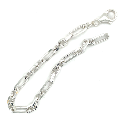 Ankers schakel armband zilver fantasie 19,5cm - 601245 Ankers schakel armband zilver fantasie 19,5cm - 601245
