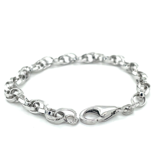 fantasie schakelarmband  18cm zilver - 601246