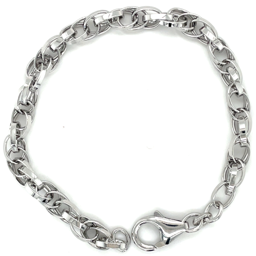fantasie schakelarmband  18cm zilver - 601246