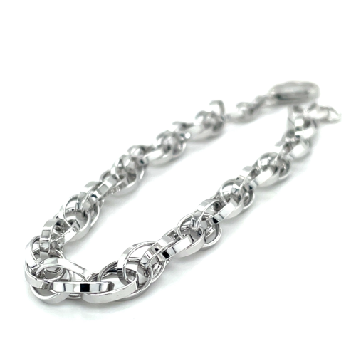 fantasie schakelarmband  18cm zilver - 601246